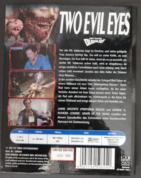 TWO EVIL EYES  ( UNCUT ) KLEINE HARTBOX
