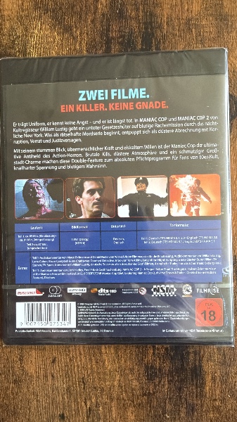 Maniac Cop 1 & 2 | 4K Blu Ray | UNCUT | Collection