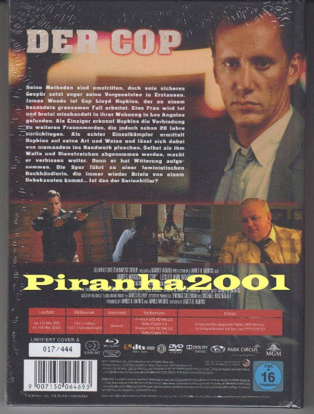 Der Cop - Mediabook -FULL UNCUT- James Woods -OVP