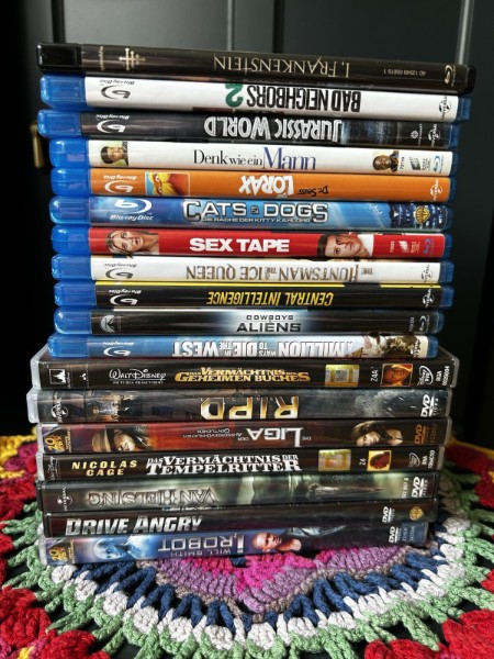 Blu-ray Bluray DVD Filmsammlung