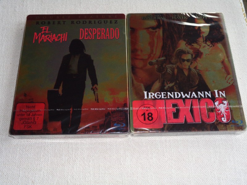El Mariachi Trilogie - 2 x Steelbook - 3 Blu-Rays