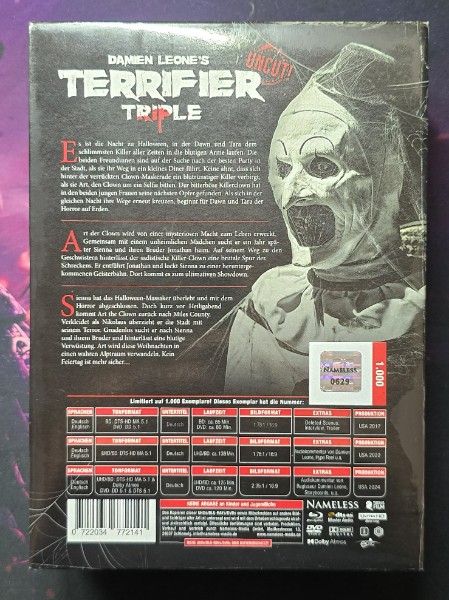 Terrifier 1-3 Schuber Mediabook OVP