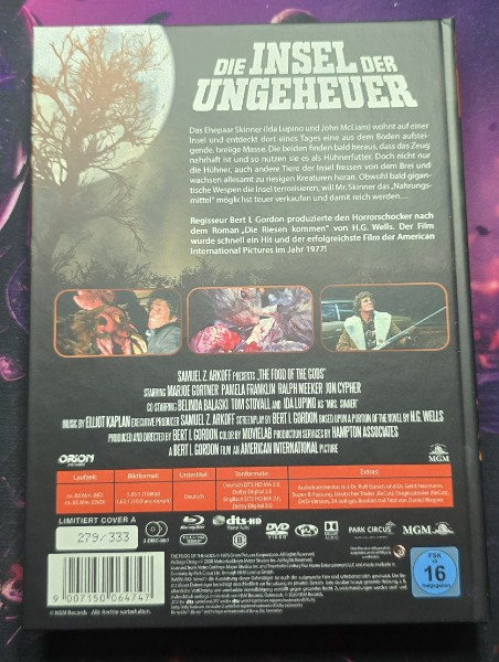 Die Insel der Ungeheuer Mediabook Cover A