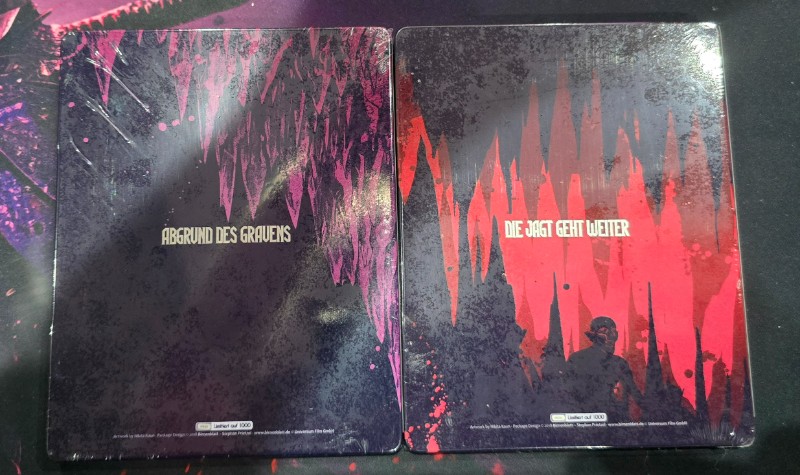 The Descent 1+2 Blu-ray Steelbook OVP beide Nr. 20