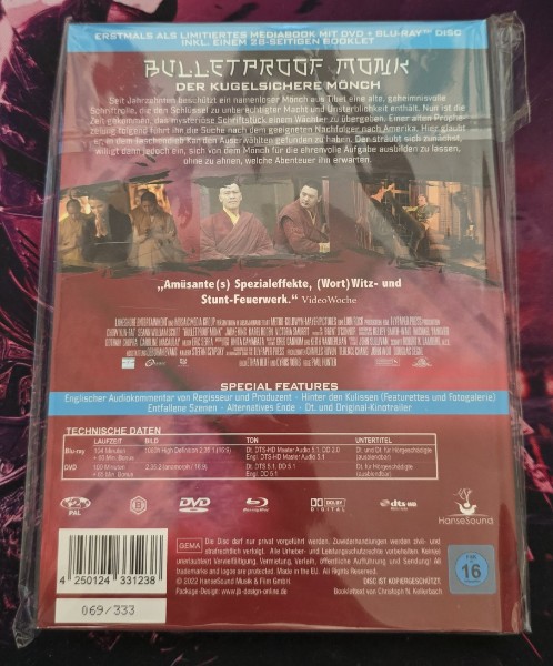 Bulletproof Monk Mediabook Cover A