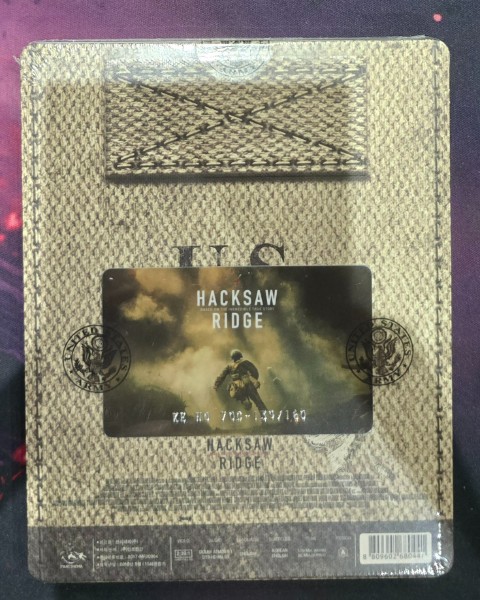 Hacksaw Ridge Kimchi Blu-ray Steelbook OVP 160 Auf