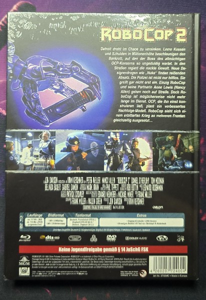 Robocop 2 Mediabook Cover C OVP �84 Entertainment