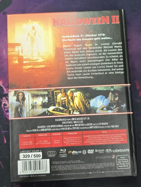 Halloween 2 Mediabook Cover A im Top Zustand