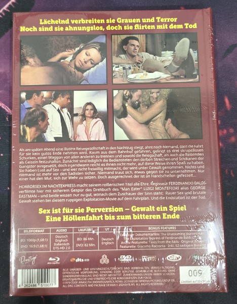 Horror-Sex im Nachtexpress Mediabook Cover D OVP