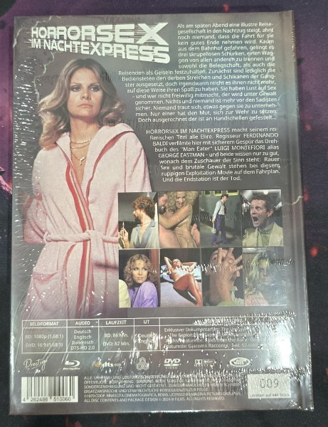 Horror-Sex im Nachtexpress Mediabook Cover C OVP