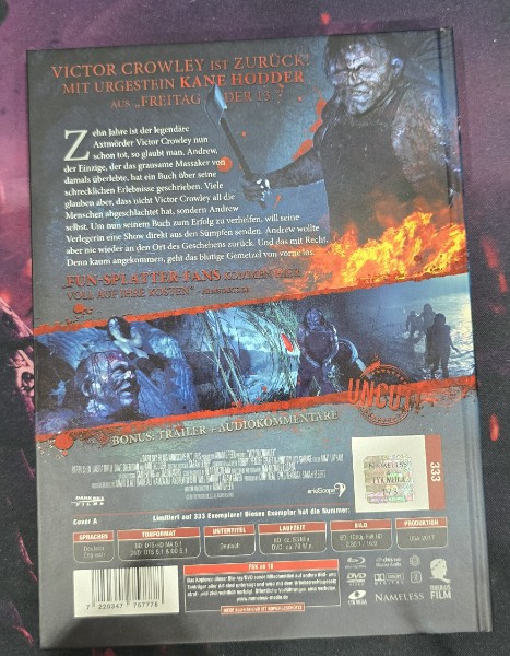 Hatchet - Victor Crowley MB Cover A neuwertig