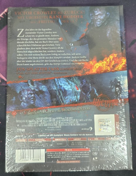 Hatchet - Victor Crowley Mediabook Cover A OVP