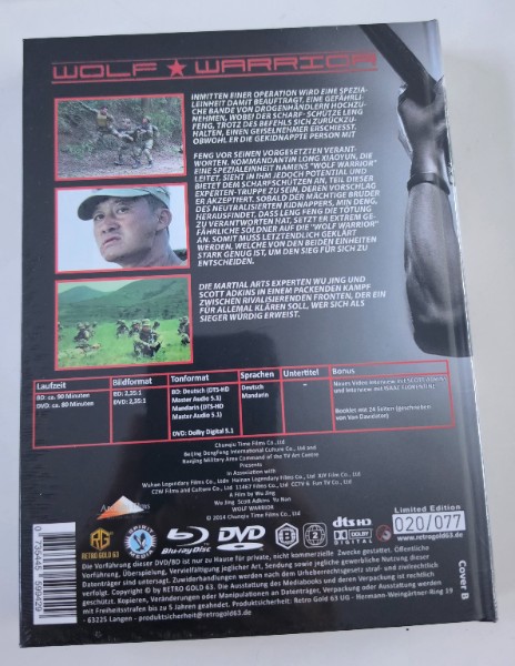 Wolf Warrior (Blu Ray & DVD Mediabook)