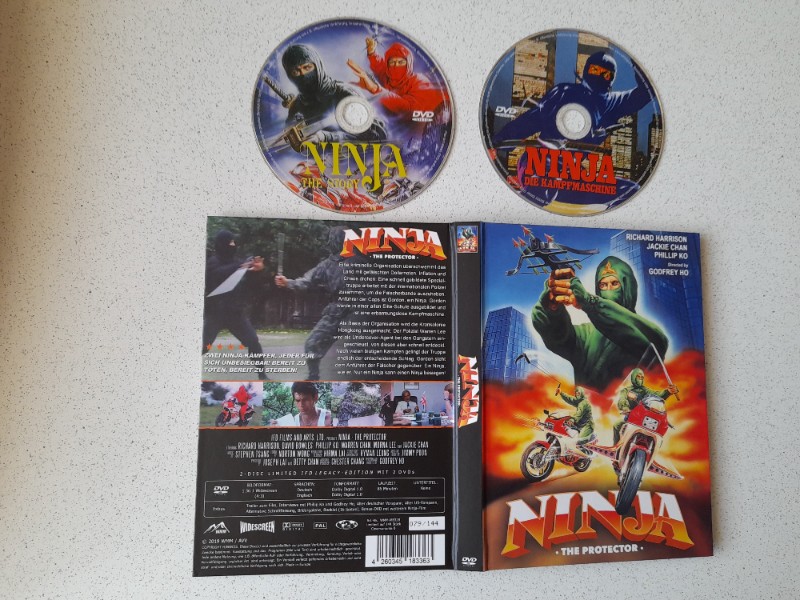 MEDIABOOK : NINJA - JACKIE CHAN - RICHARD HARRISON