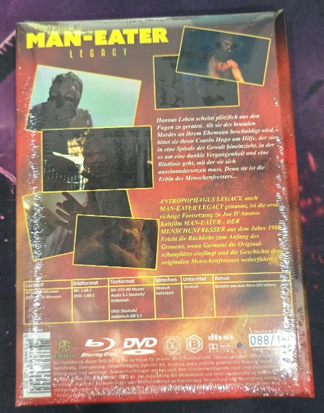 Man-Eater Legacy MB Cover F OVP Nr.88 Cracy Gold