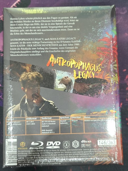 Man-Eater Legacy Mediabook Cover A OVP