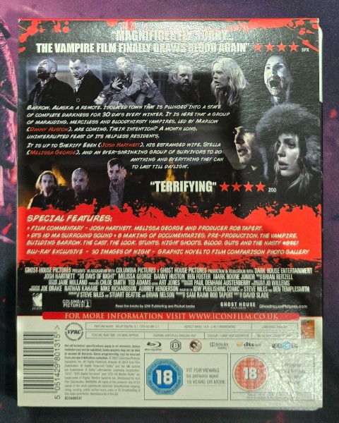 30 Days of Night Blu-ray Steelbook UK Version