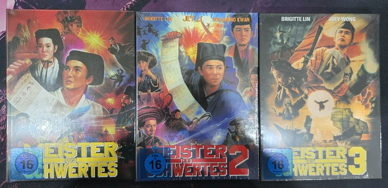 Meister des Schwertes 1-3 Mediabook OVP