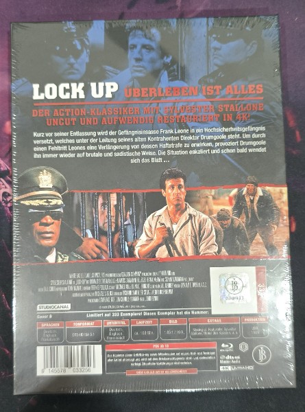 Lock Up Mediabook Cover B OVP
