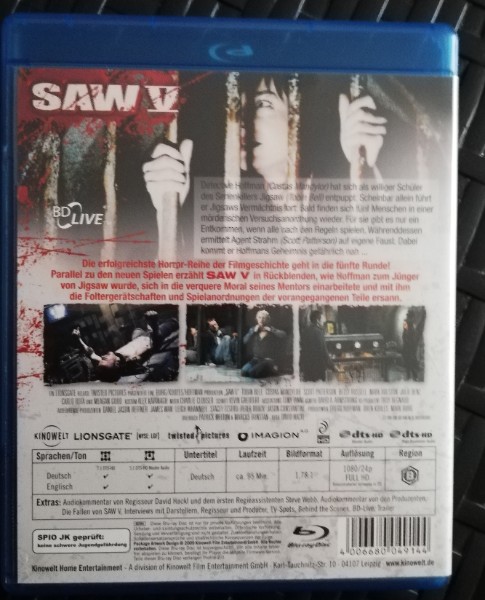 SAW  5   (  UNCUT  )