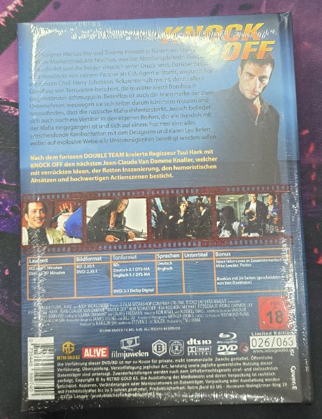 Knock Off Mediabook Cover E OVP +Poster 63 Auflage