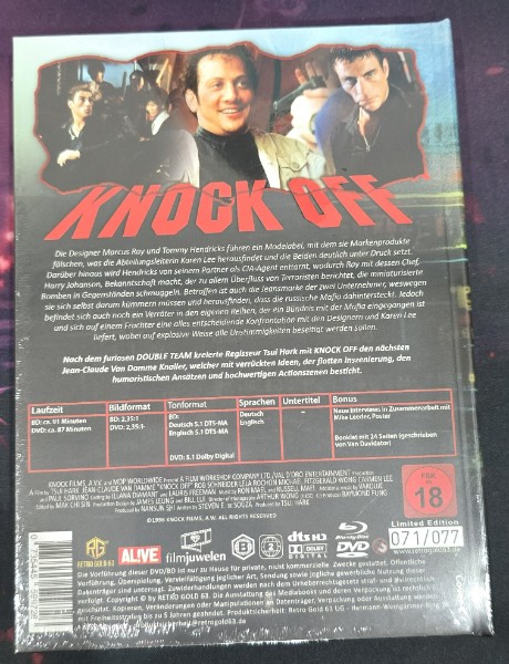 Knock Off Mediabook Cover C OVP +Poster 77 Auflage