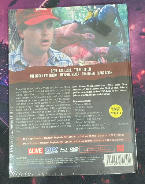 The Nail Gun Massacre Mediabook Cover B OVP