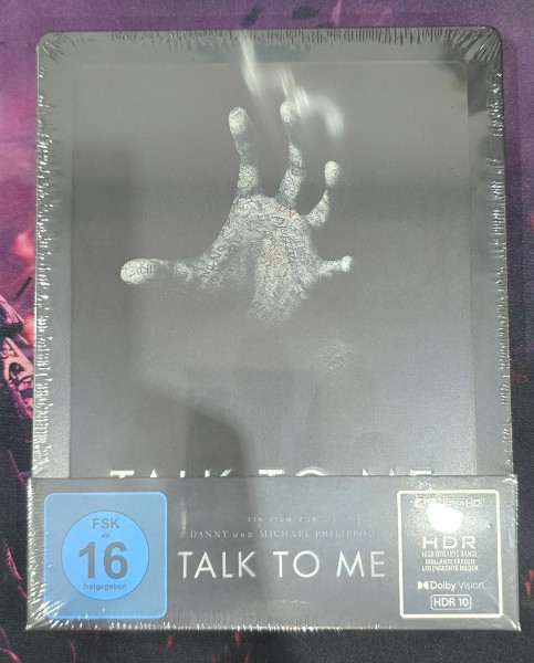 Talk to me 4K Blu-ray Steelbook OVP