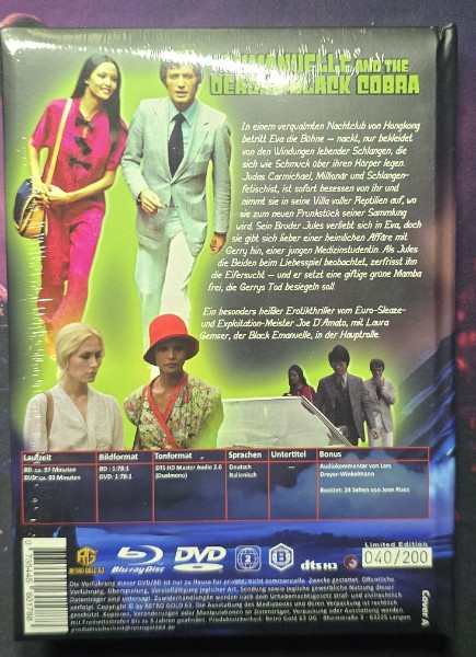 Nackte Eva Deadly black Cobra Mediabook A OVP
