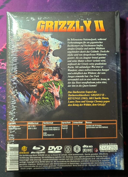 Grizzly 2 Mediabook Cover A OVP aus der Melton Box