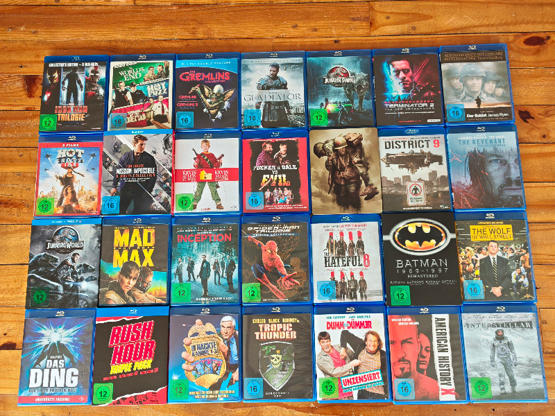 Gro�e Blu-ray Sammlung - inkl. Steelbooks