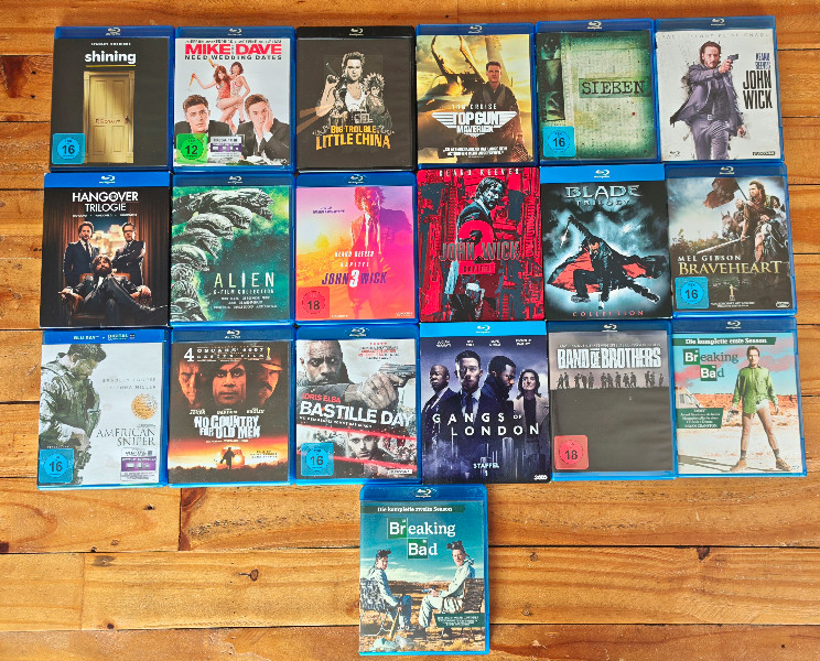 Gro�e Blu-ray Sammlung - inkl. Steelbooks