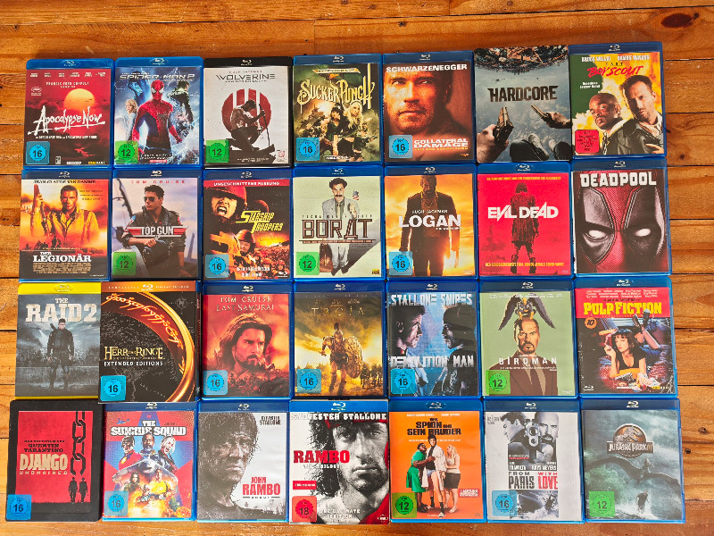 Gro�e Blu-ray Sammlung - inkl. Steelbooks