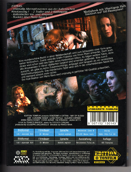 Bay of Blood Mario Bava limitiertes Mediabook-Top