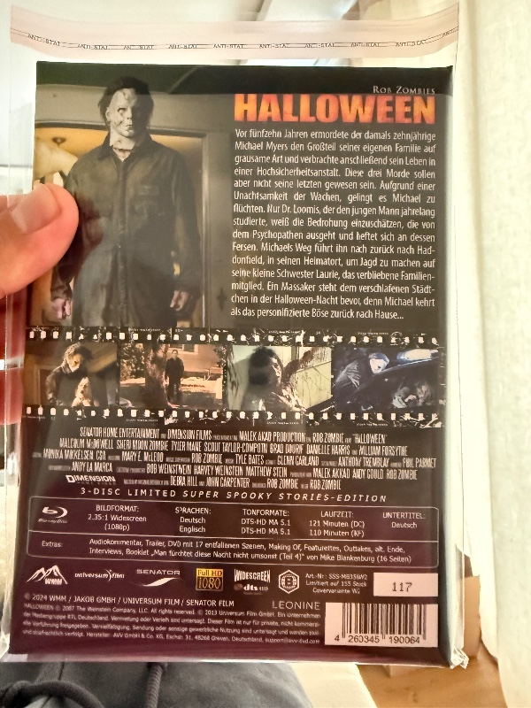 ROB ZOMBIE HALLOWEEN MEDIABOOK