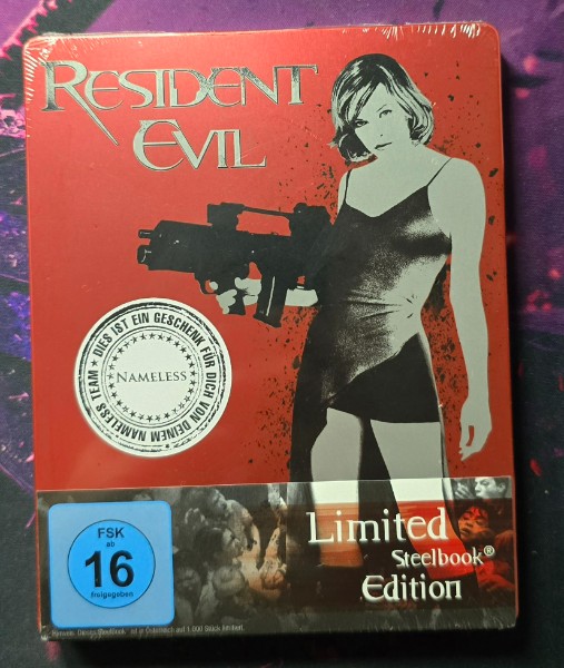 Resident Evil Blu-ray Steelbook OVP 1000 Auflage
