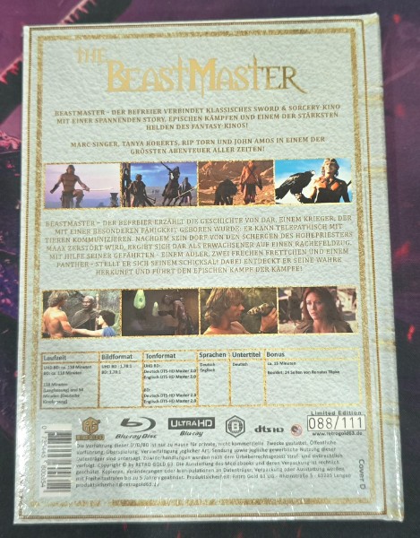 The Beastmaster MB Cover D OVP Nr.88 Goldm�nze