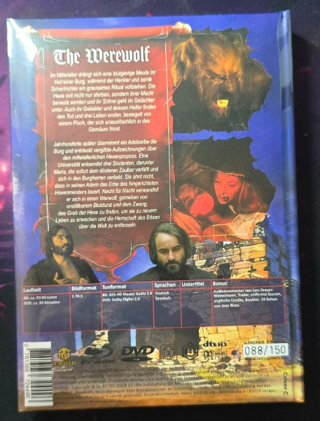 The Werewolf Mediabook Cover C OVP Nummer 88
