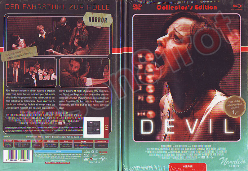 Devil - Der Fahrstuhl zur H�lle  Lim. Mediabook
