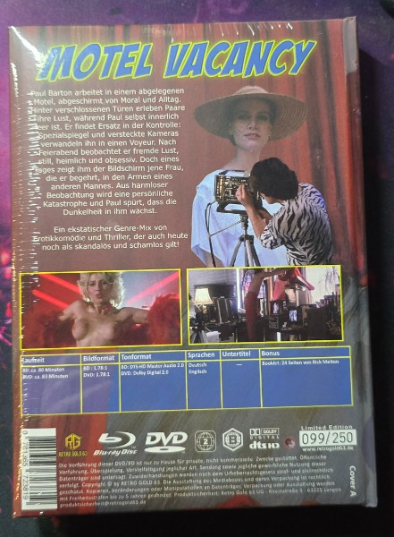 Motel Vacancy Mediabook Cover A OVP Nummer 99