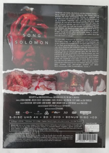 THE SONG OF SOLOMON   (MEDIABOOK)