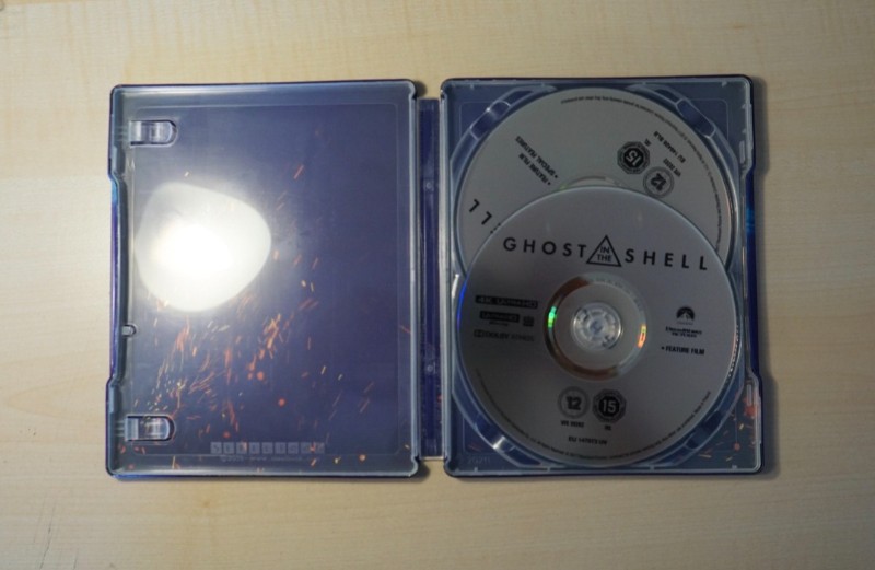 Ghost in the Shell 2017 Blu-ray Steelbook Zavvi
