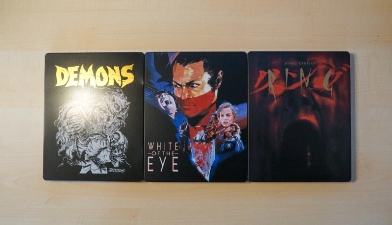3 x Arrow Video Steelbook Sammlung Blu-ray
