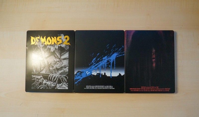 3 x Arrow Video Steelbook Sammlung Blu-ray