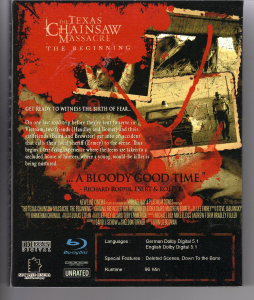 Texas Chainsaw Massacre The Beginning im Schuber
