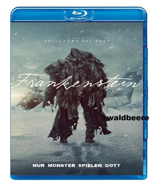 Guillermo del Toro Frankenstein 2025 Blu ray dt