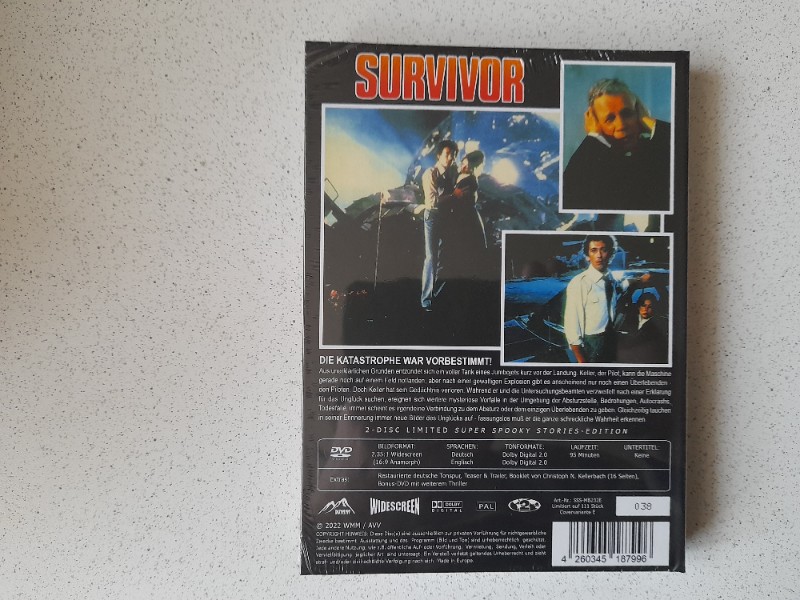 MEDIABOOK : SURVIVOR - JOSEPH COTTEN  -  111 St�ck