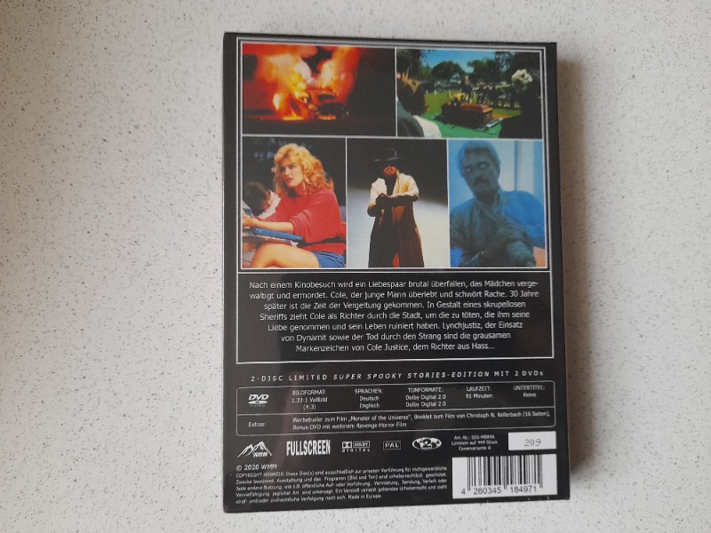 MEDIABOOK : COLE JUSTICE - 444 St�ck