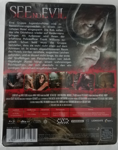 SEE  NO  EVIL  1 -  2     ( UNCUT )  STEELBOOK