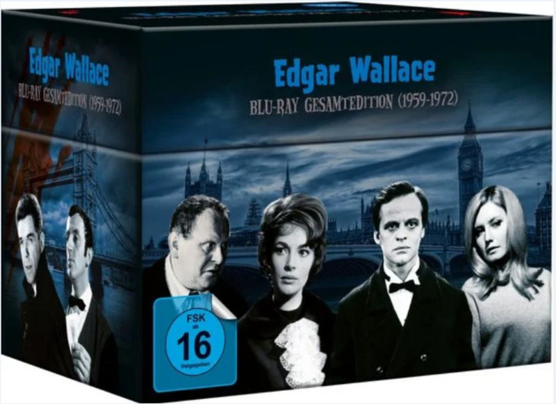 Edgar Wallace - Gesamtedition 34 Filme 34 Blu-rays